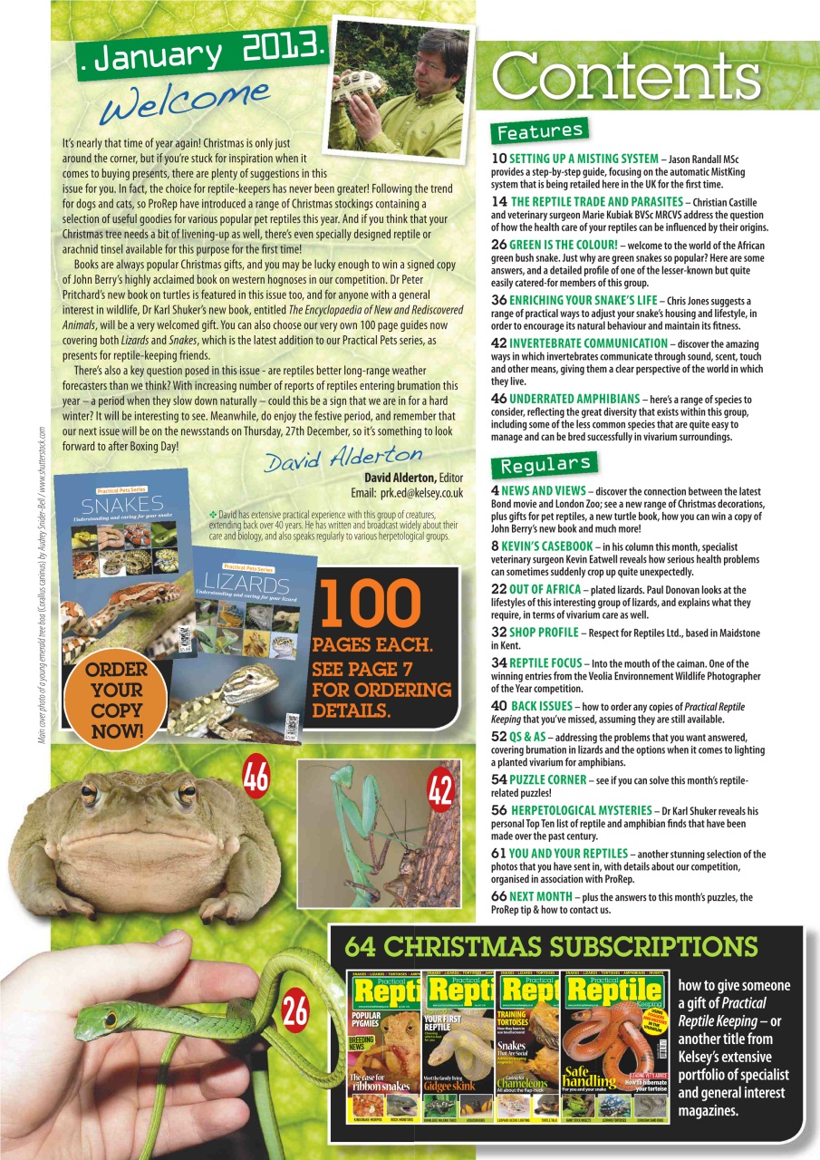 Practical Reptile Keeping Preview Pages