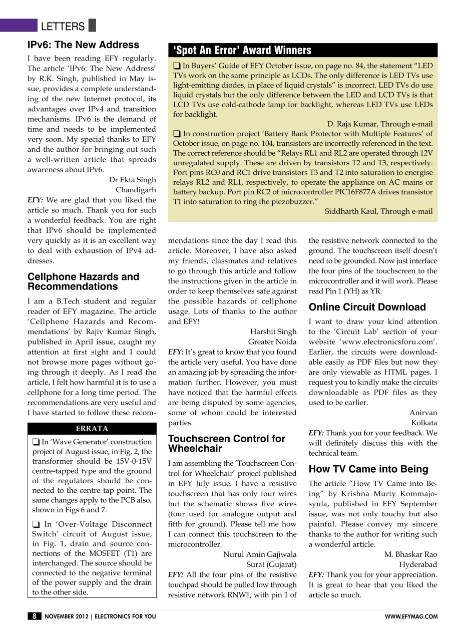 Electronics For You Preview Pages