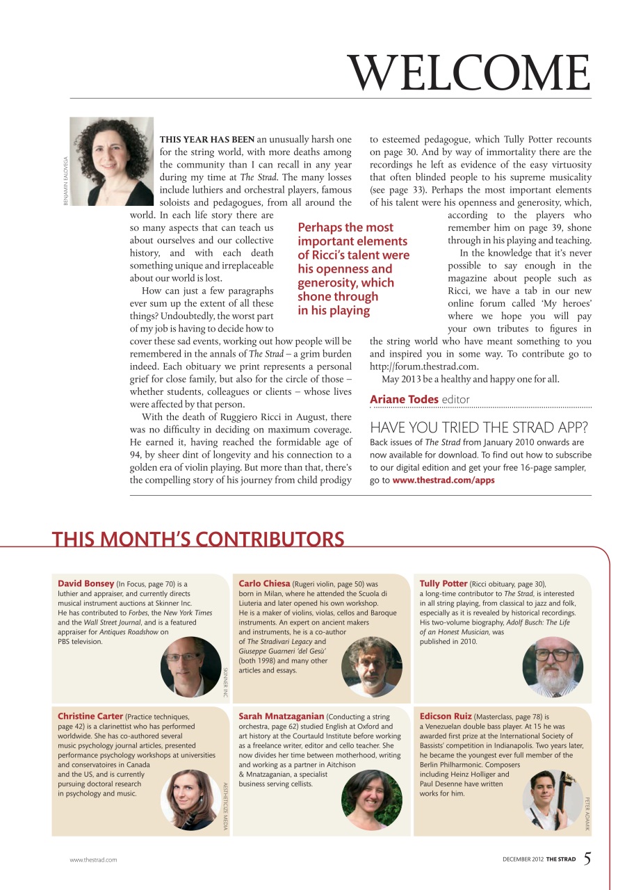 The Strad Preview Pages