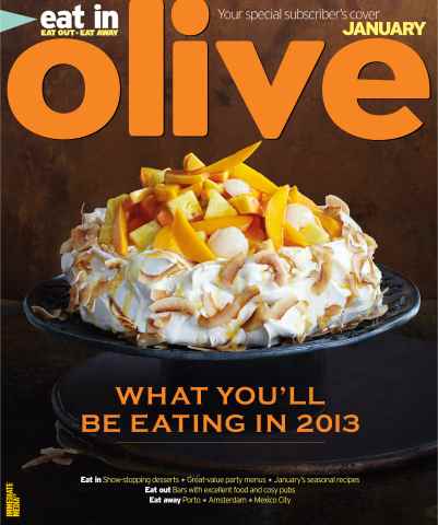 Olive Magazine issue January 2013