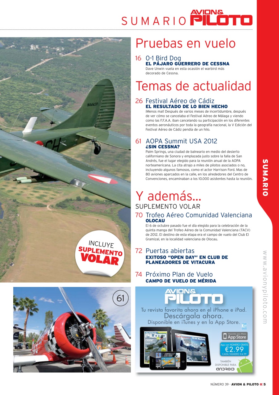 Revista Avion & Piloto Preview Pages
