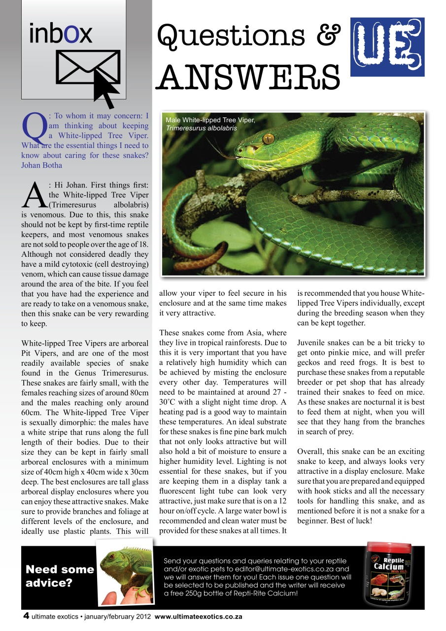 Ultimate Exotics Preview Pages