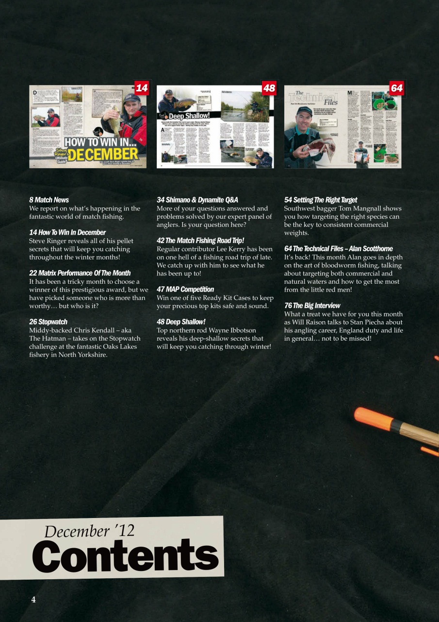 Match Fishing Preview Pages