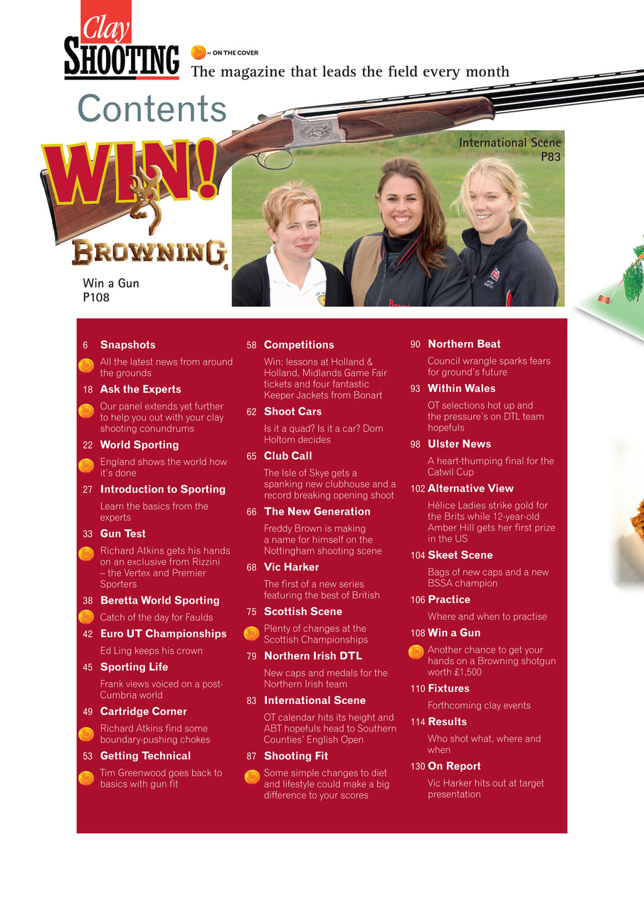 Clay Shooting Preview Pages