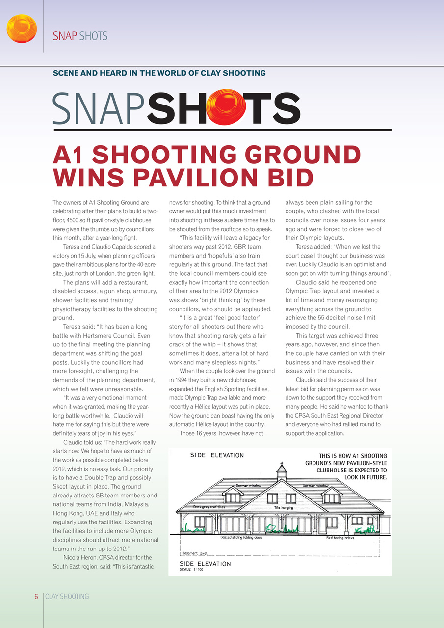 Clay Shooting Preview Pages