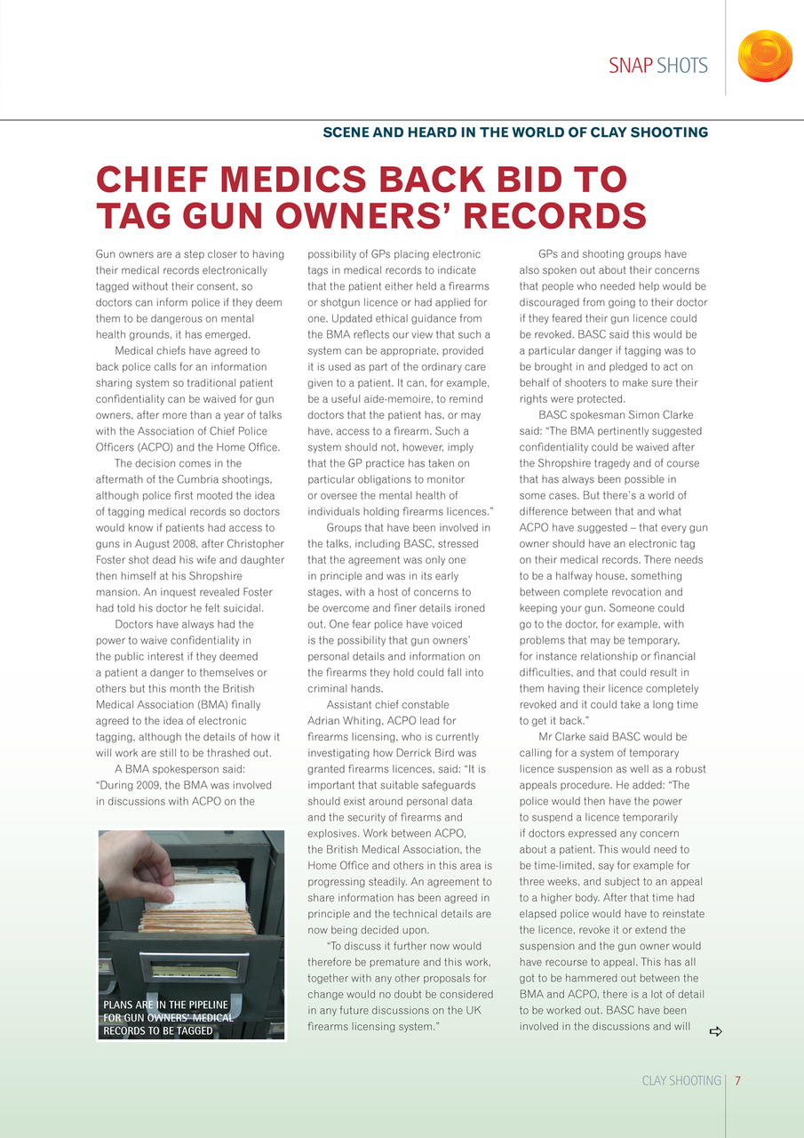 Clay Shooting Preview Pages