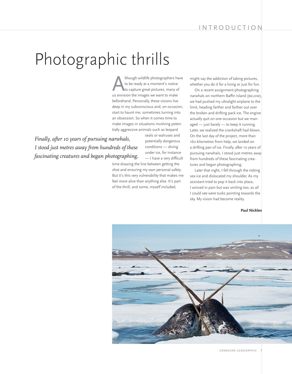 Canadian Geographic Preview Pages