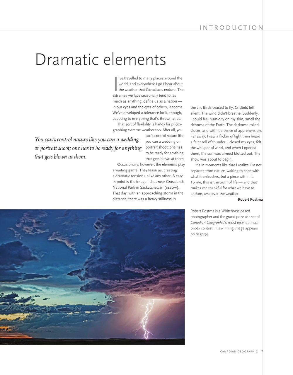 Canadian Geographic Preview Pages