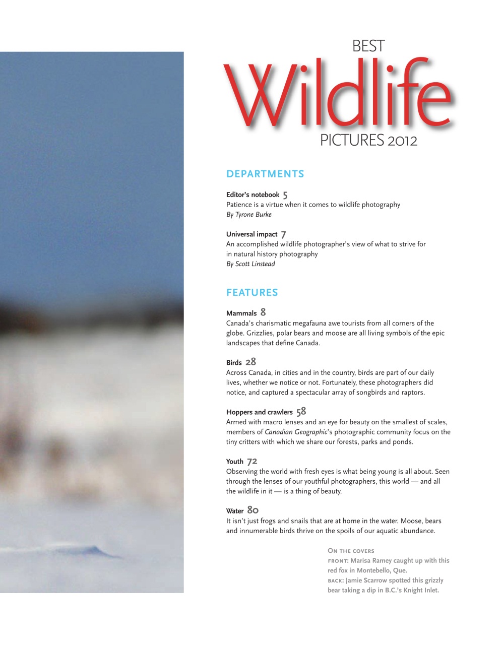 Canadian Geographic Preview Pages