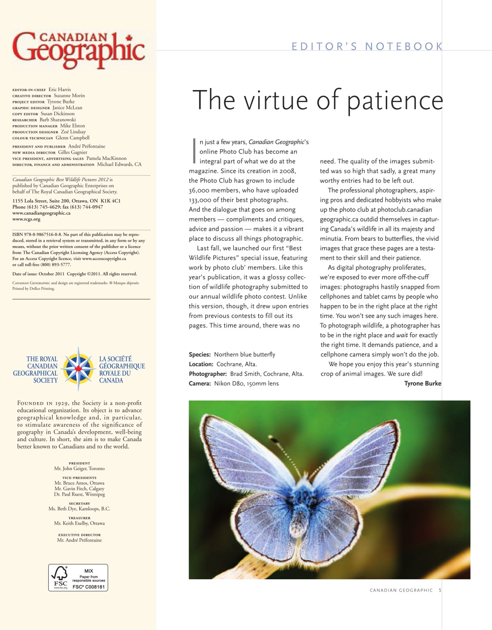 Canadian Geographic Preview Pages