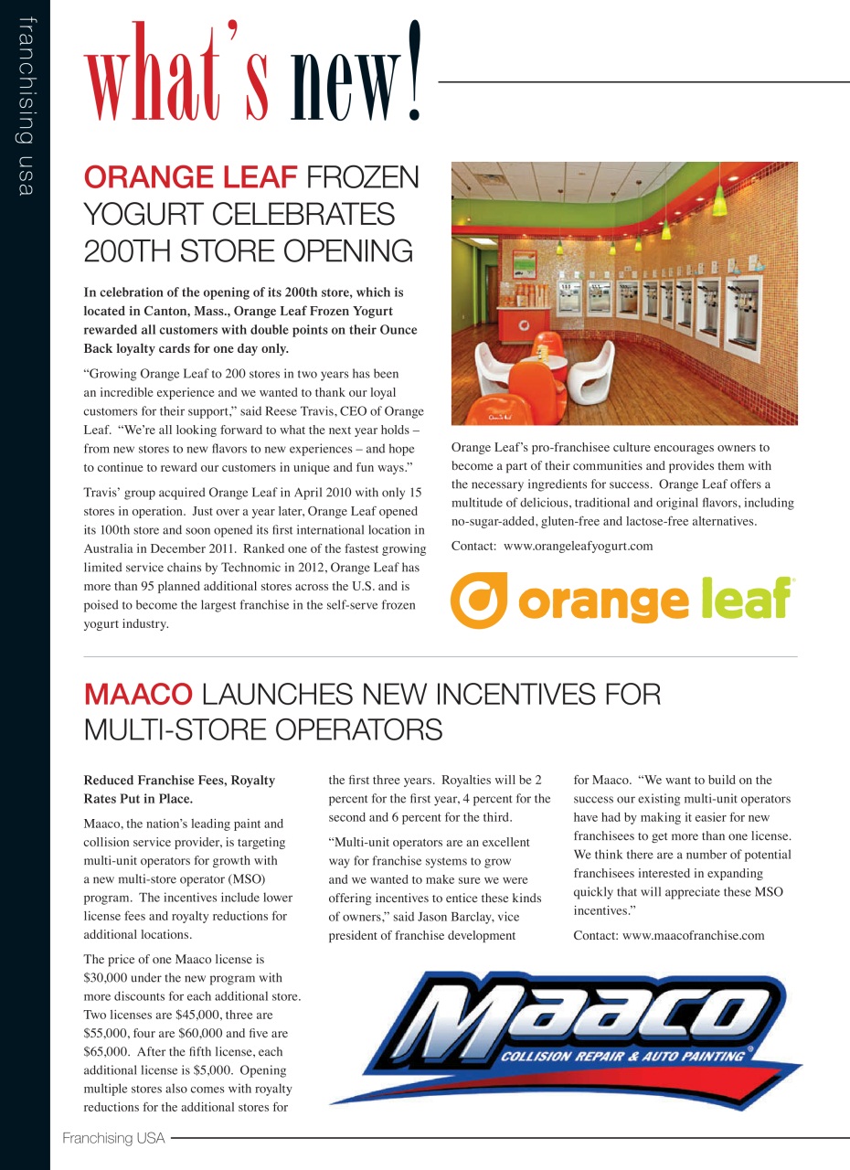 Franchising USA Preview Pages