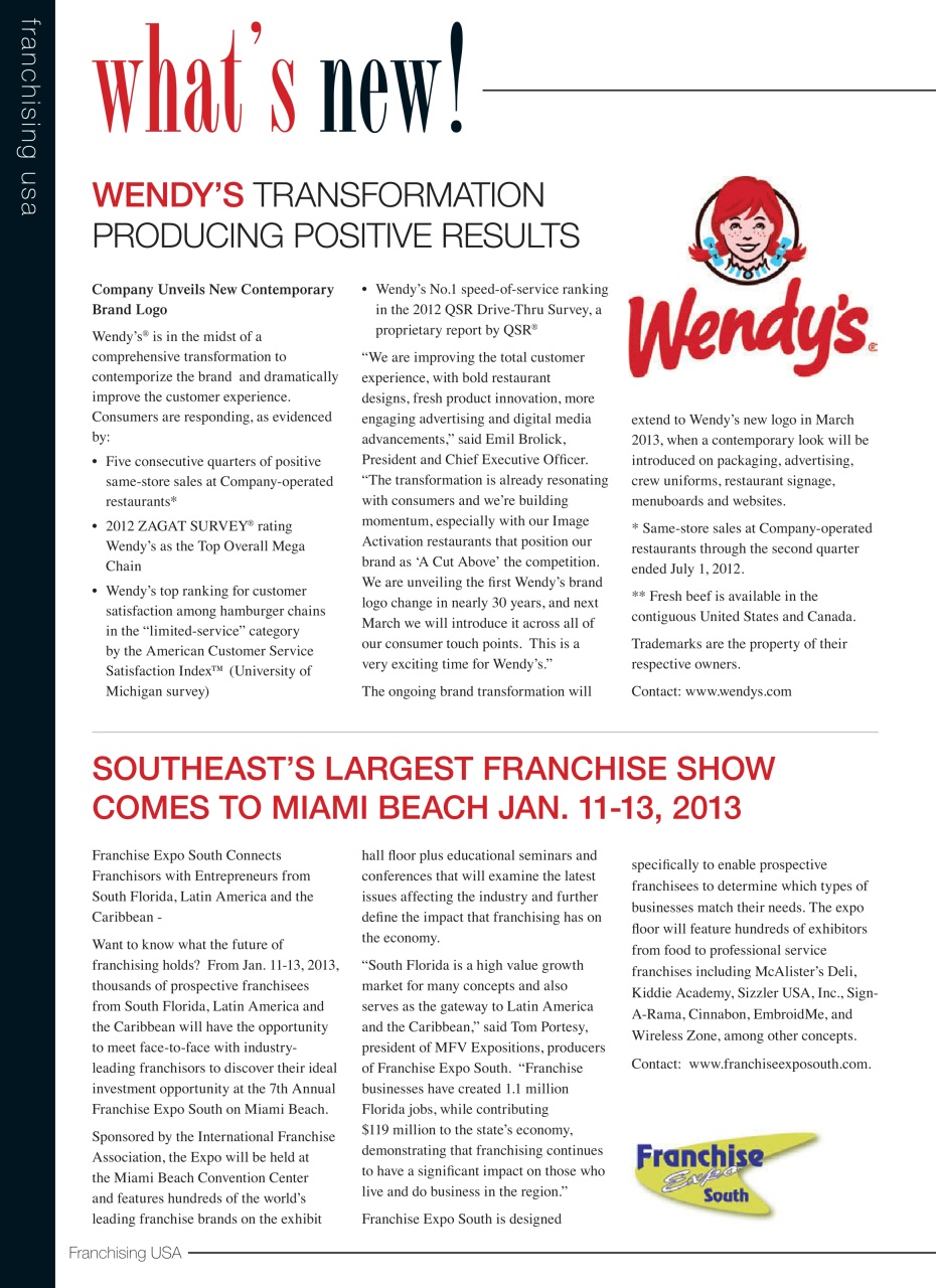 Franchising USA Preview Pages