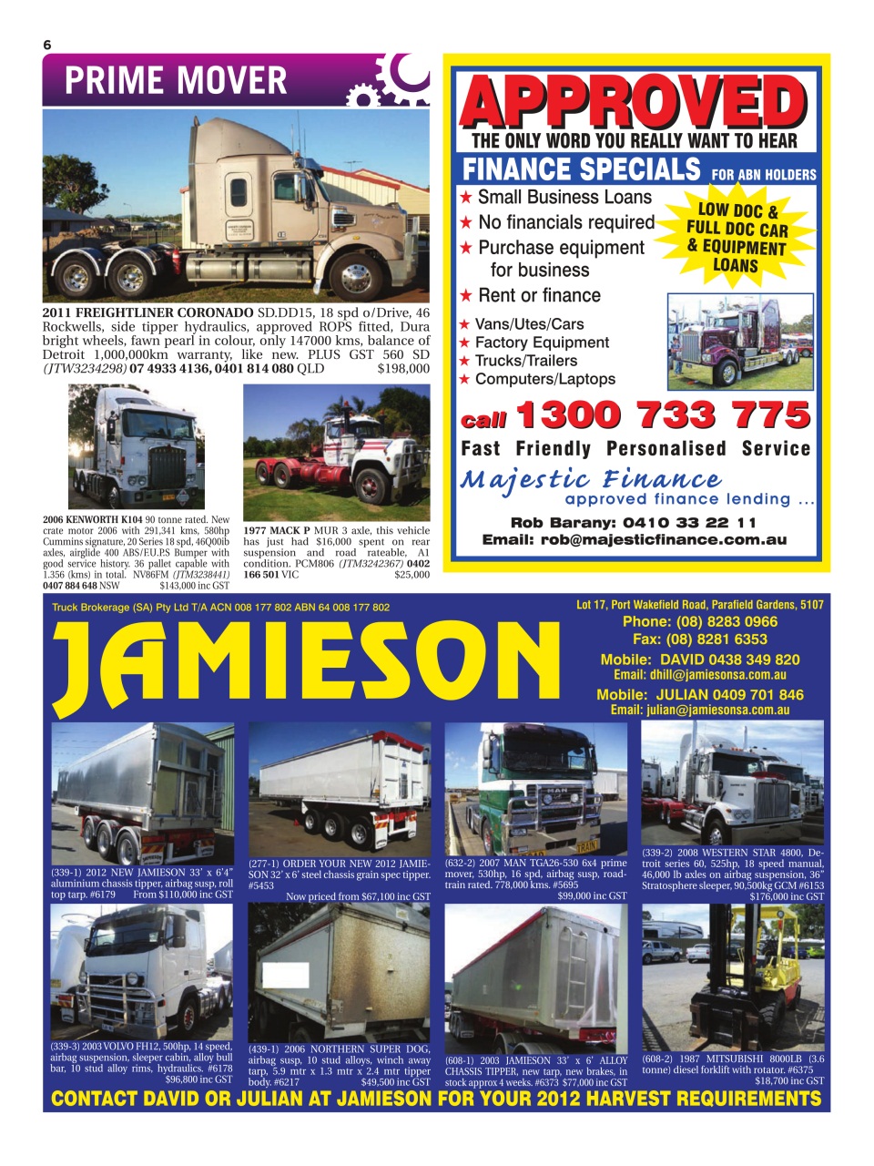 JUST TRUCKS Preview Pages