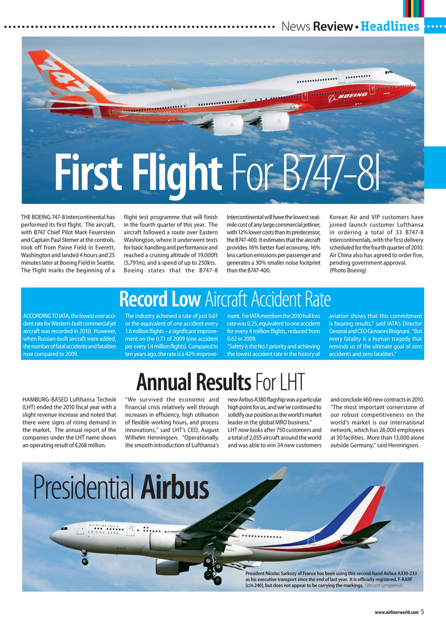 Airliner World Preview Pages