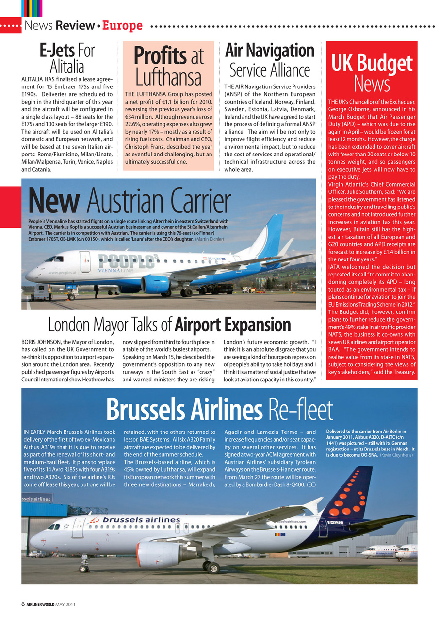 Airliner World Preview Pages