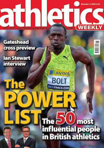 AW – Athletics Weekly Magazine issue AW November 12 2009