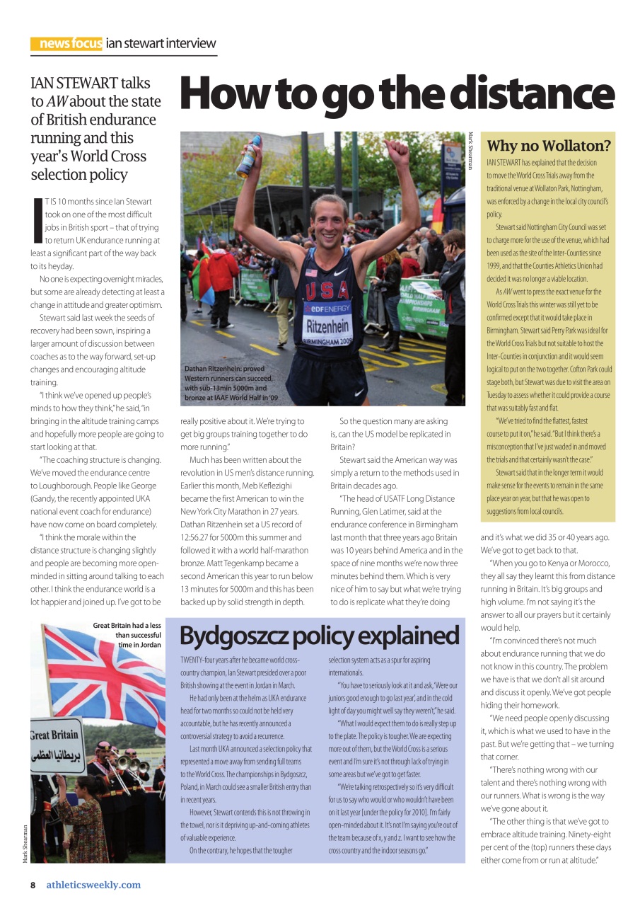 AW – Athletics Weekly Magazine Preview Pages