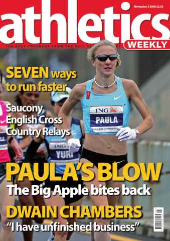 AW – Athletics Weekly Magazine issue AW November 5 2009
