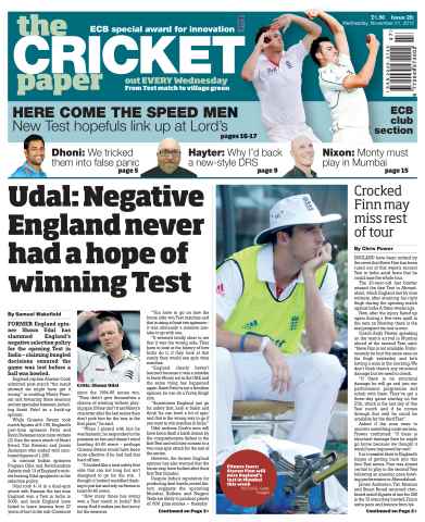 The Cricket Paper issue 21st November 2012