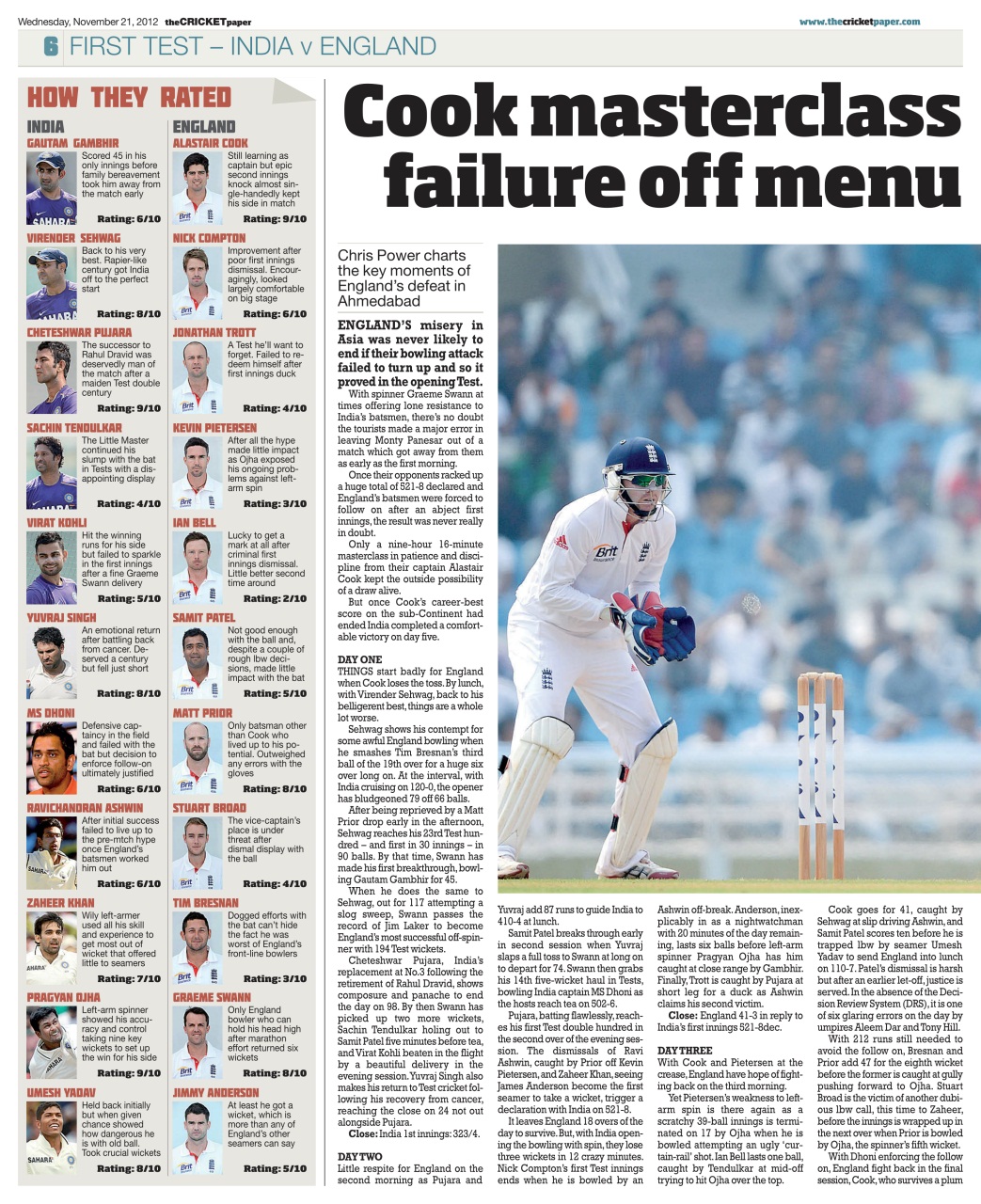 The Cricket Paper Preview Pages