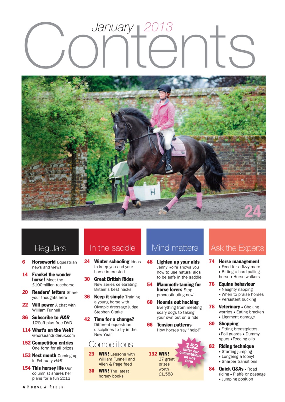 Horse&Rider Magazine - UK equestrian magazine for Horse and Rider Preview Pages