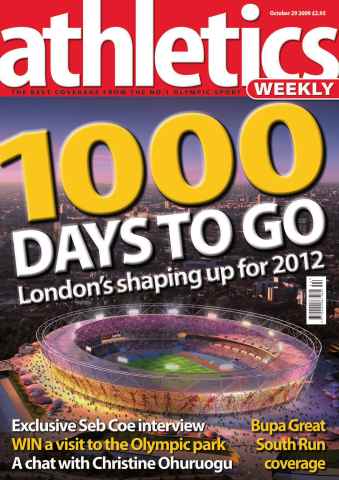 AW – Athletics Weekly Magazine issue AW October 29 2009