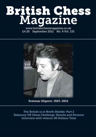 British Chess Magazine issue September 2012