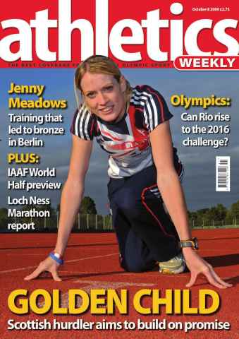 AW – Athletics Weekly Magazine issue AW October 8 2009