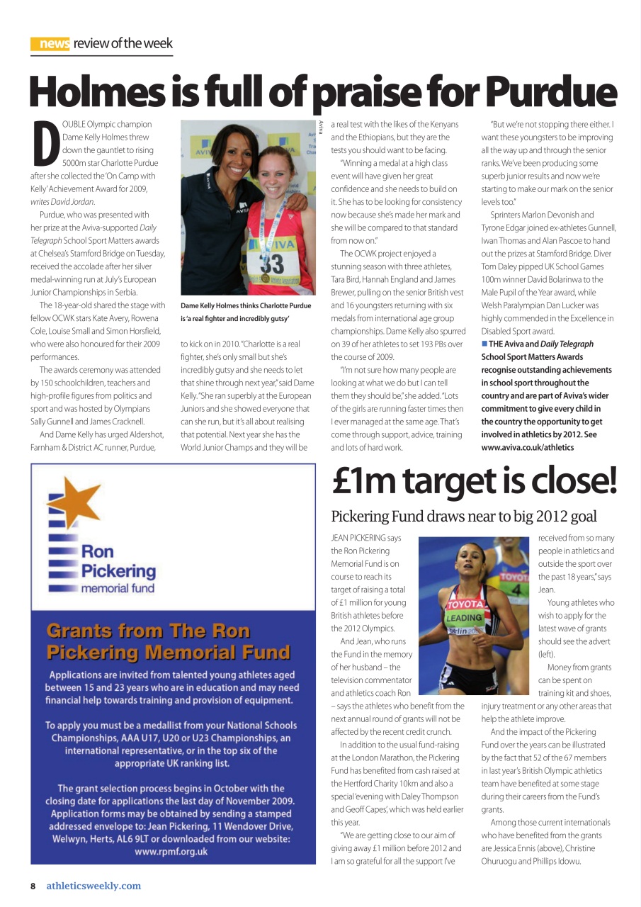 AW – Athletics Weekly Magazine Preview Pages