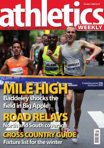 AW – Athletics Weekly Magazine issue AW October 1 2009
