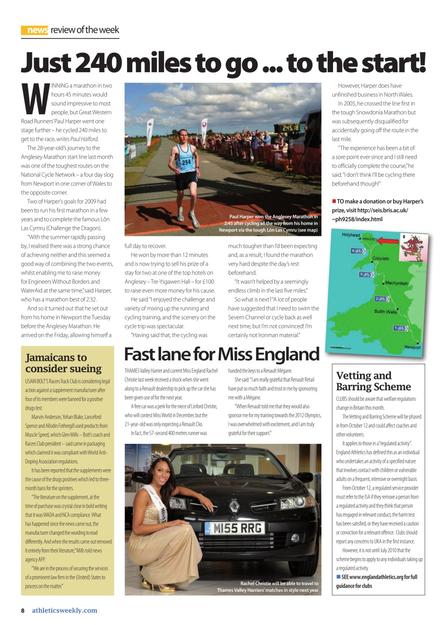 AW – Athletics Weekly Magazine Preview Pages