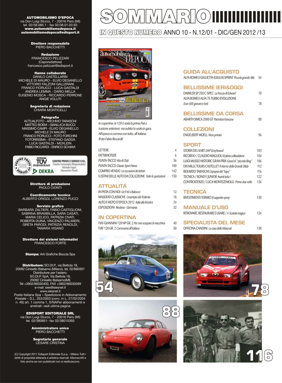 Automobilismo d'Epoca Preview Pages