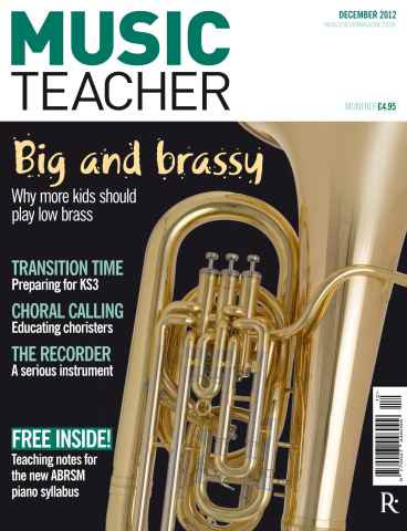 Music Teacher issue December 2012