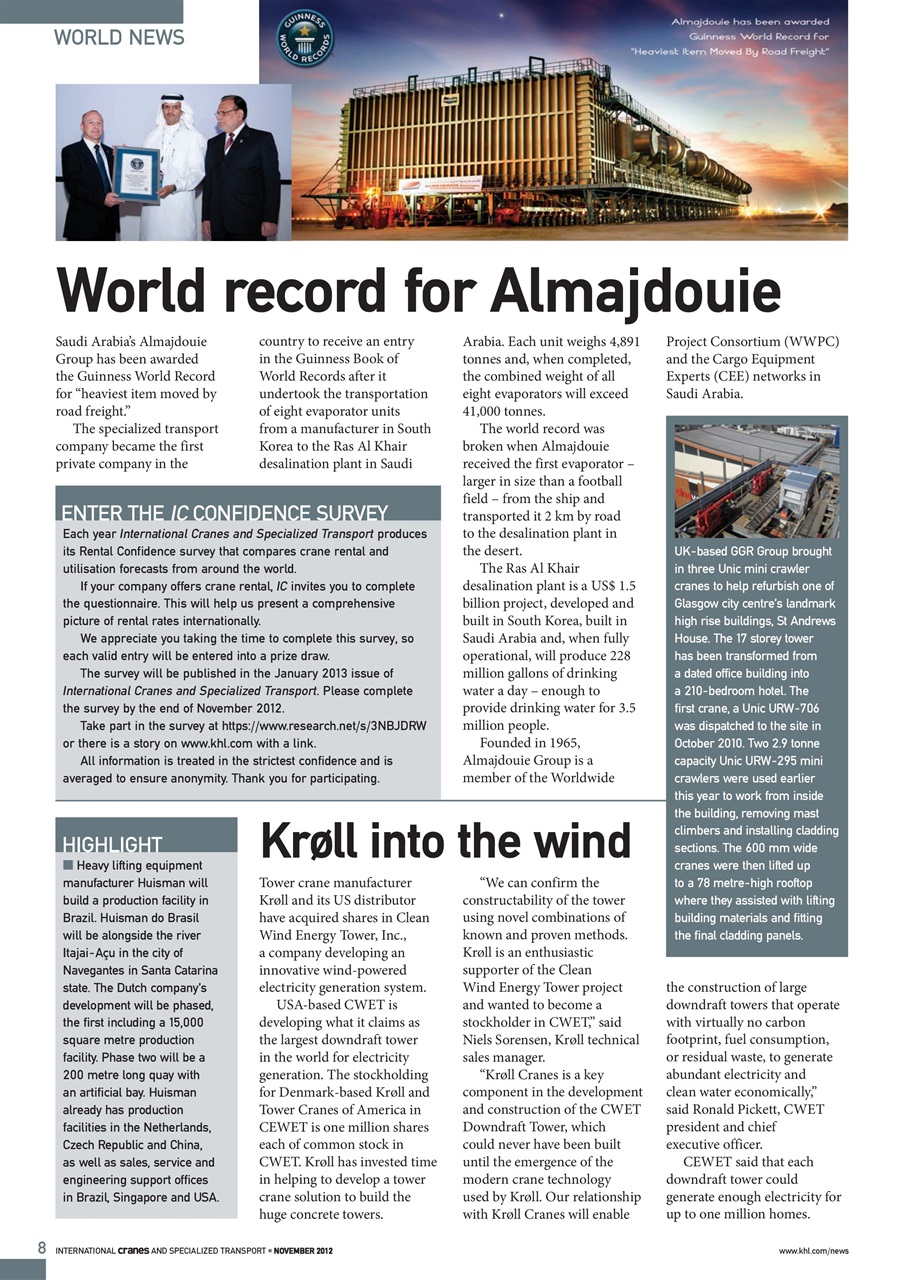 Int. Cranes and Specialized Transp Preview Pages