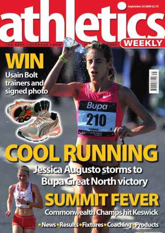 AW – Athletics Weekly Magazine issue AW September 24 2009