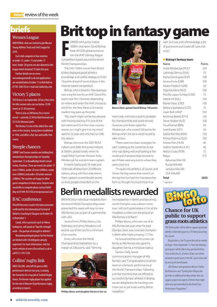 AW – Athletics Weekly Magazine Preview Pages