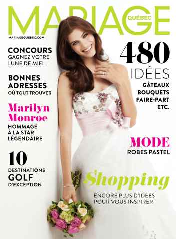 Mariage Quebec issue PRINTEMPS - ETE 2013