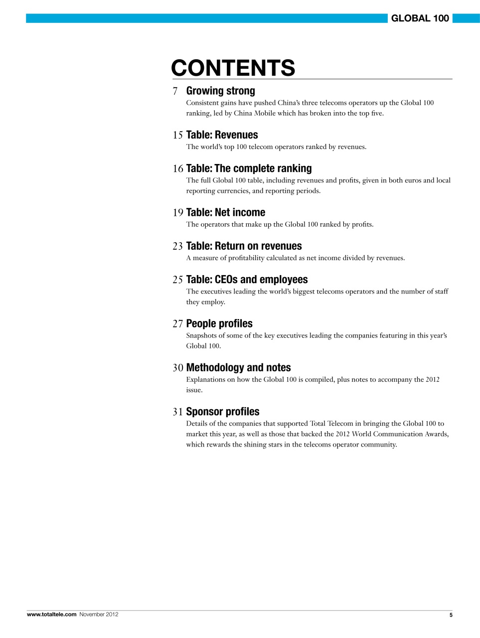 Total Telecom Preview Pages