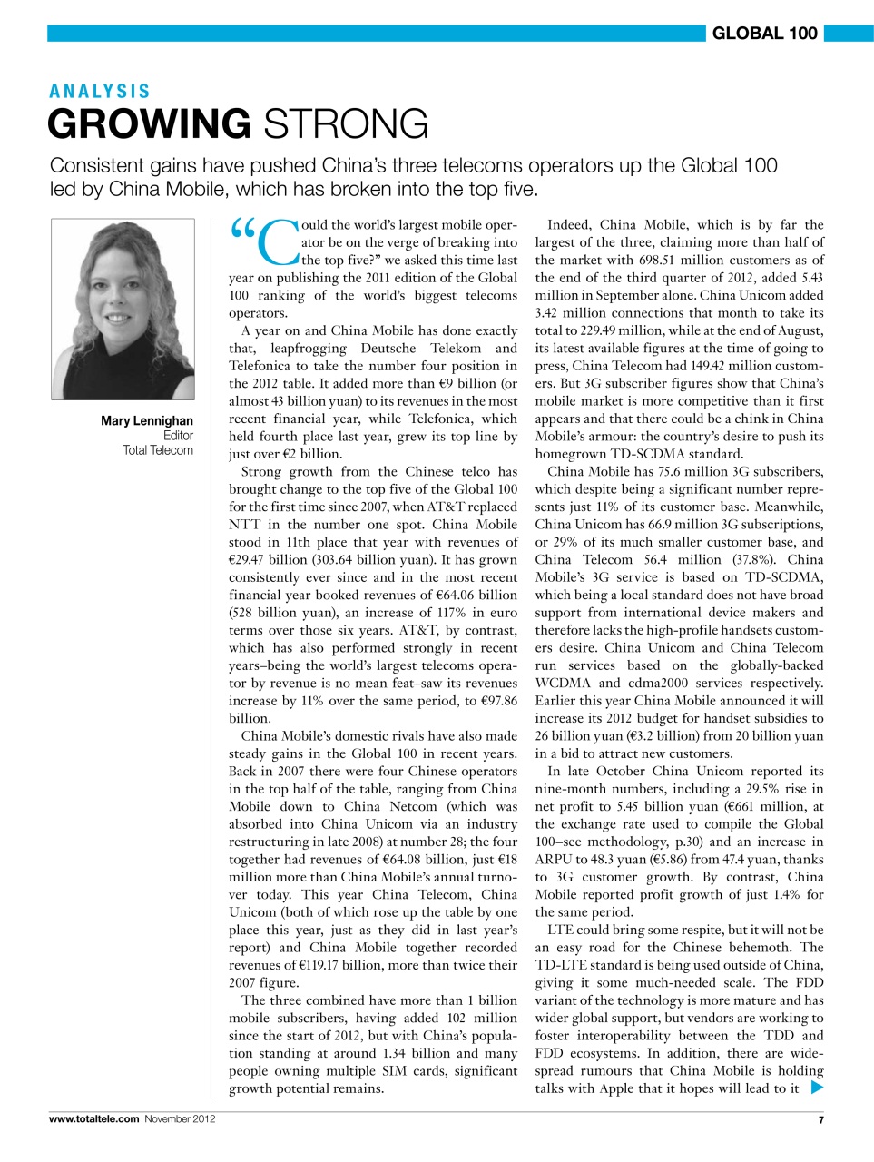 Total Telecom Preview Pages