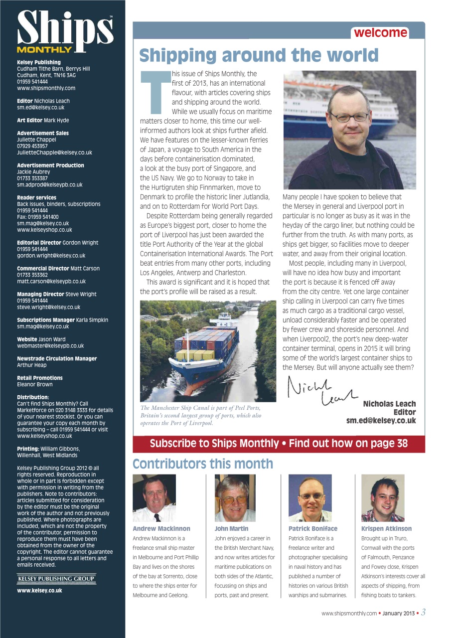 Ships Monthly Preview Pages