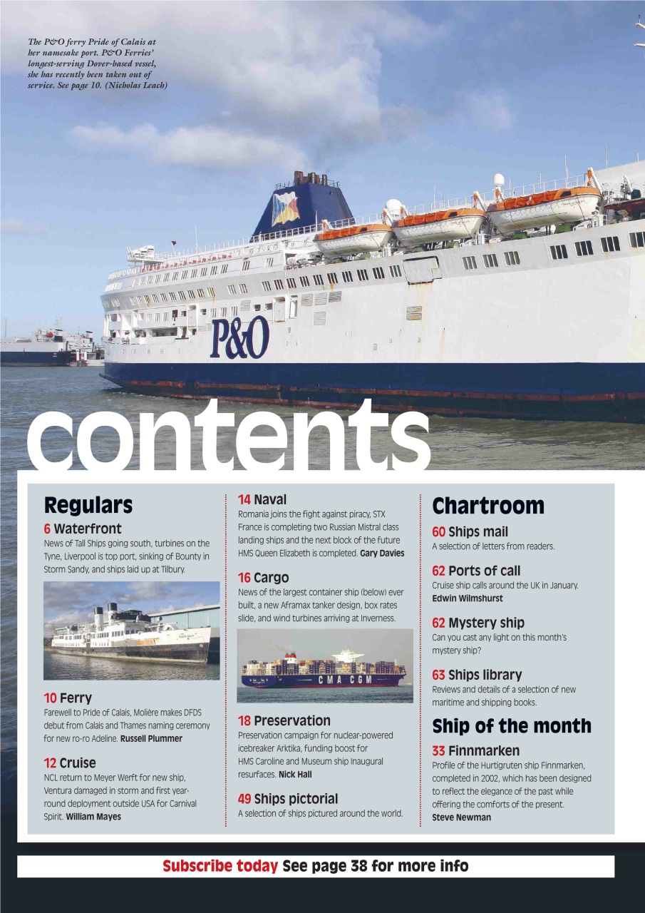 Ships Monthly Preview Pages