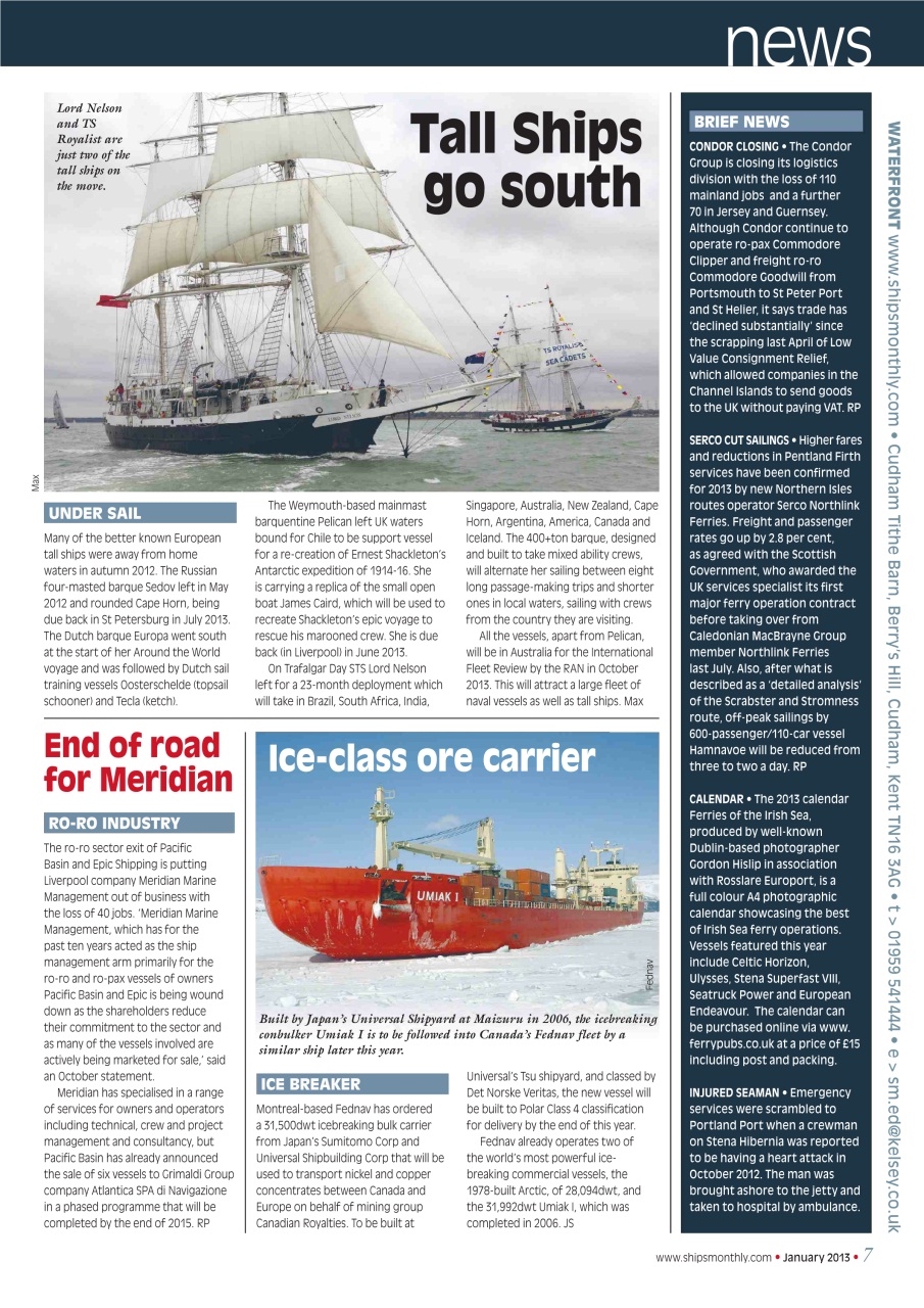 Ships Monthly Preview Pages