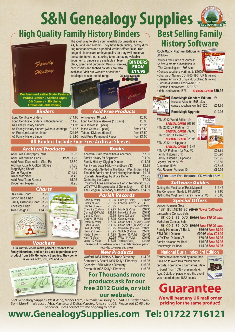 Family Tree Preview Pages