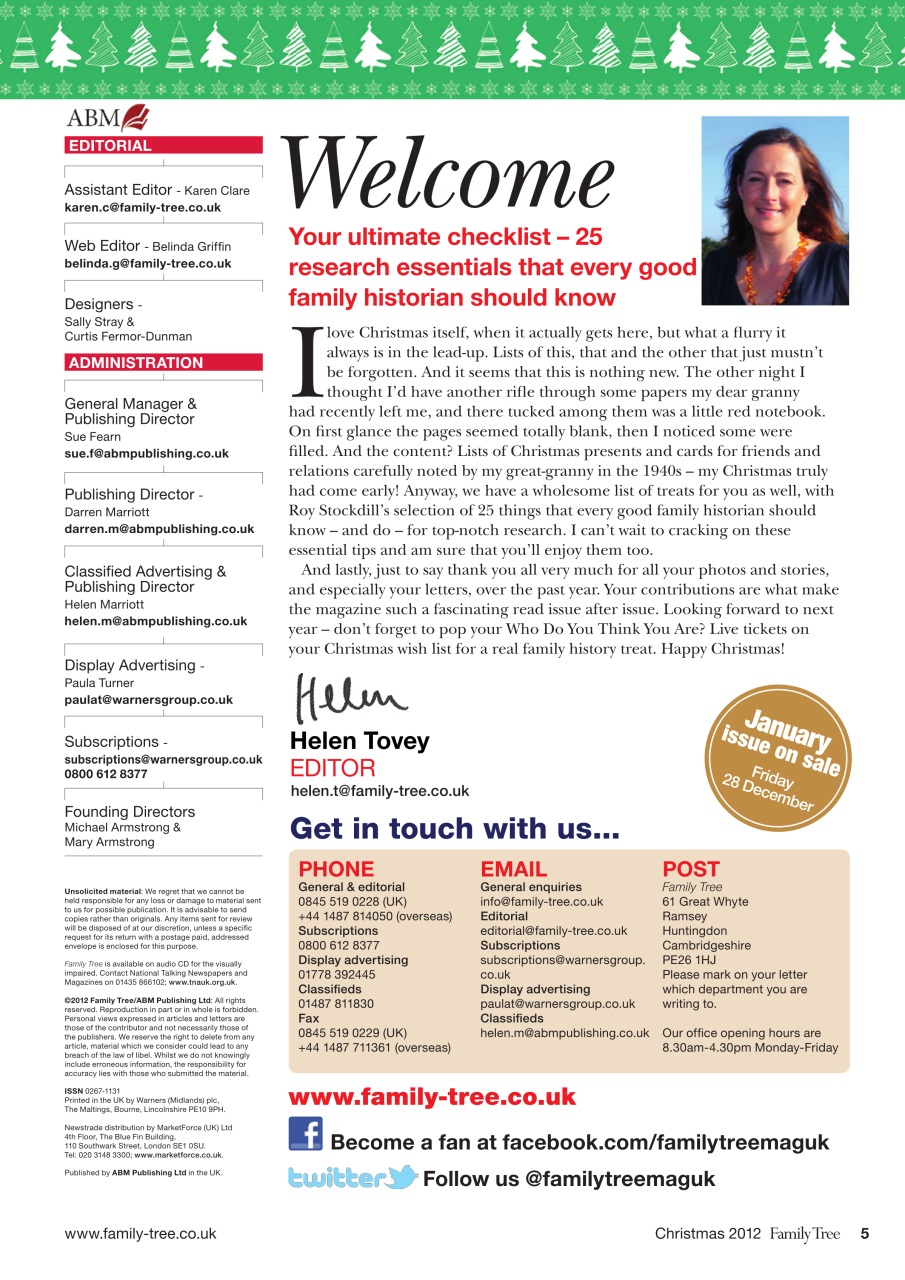 Family Tree Preview Pages