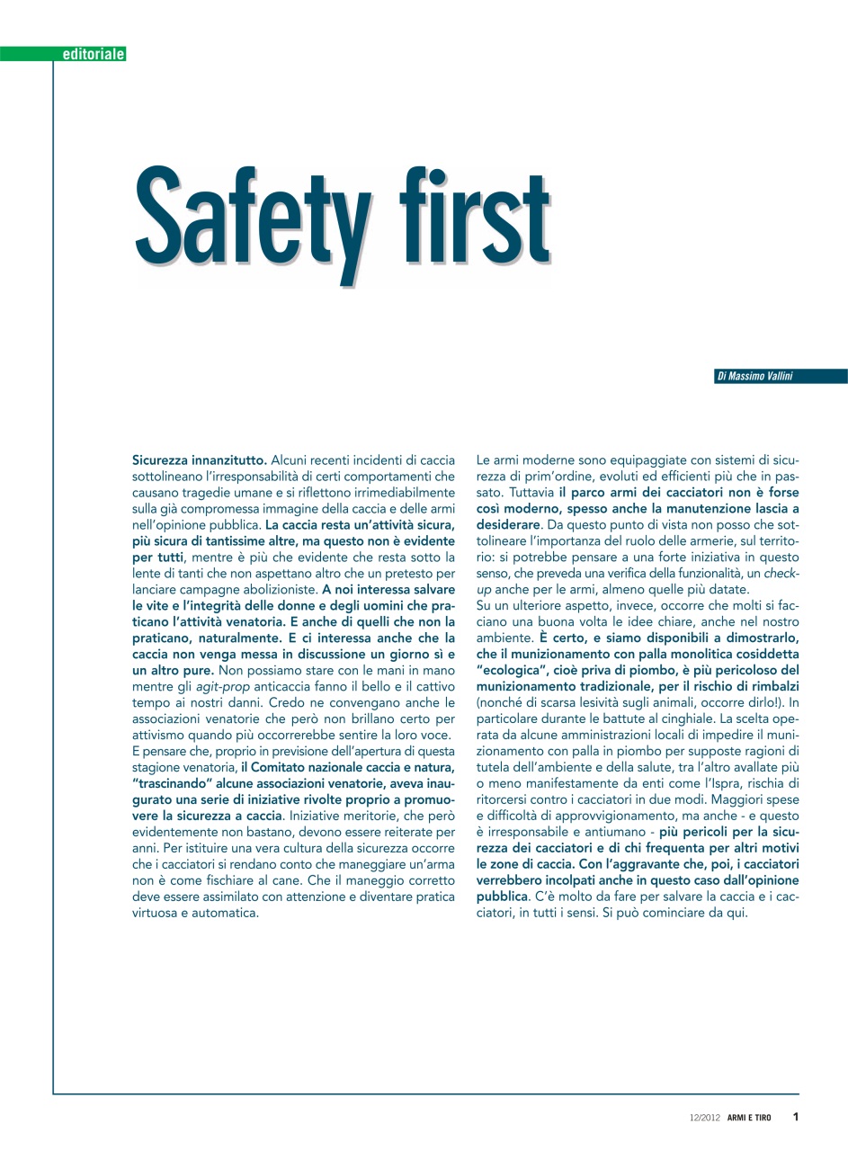 Armi E Tiro Preview Pages