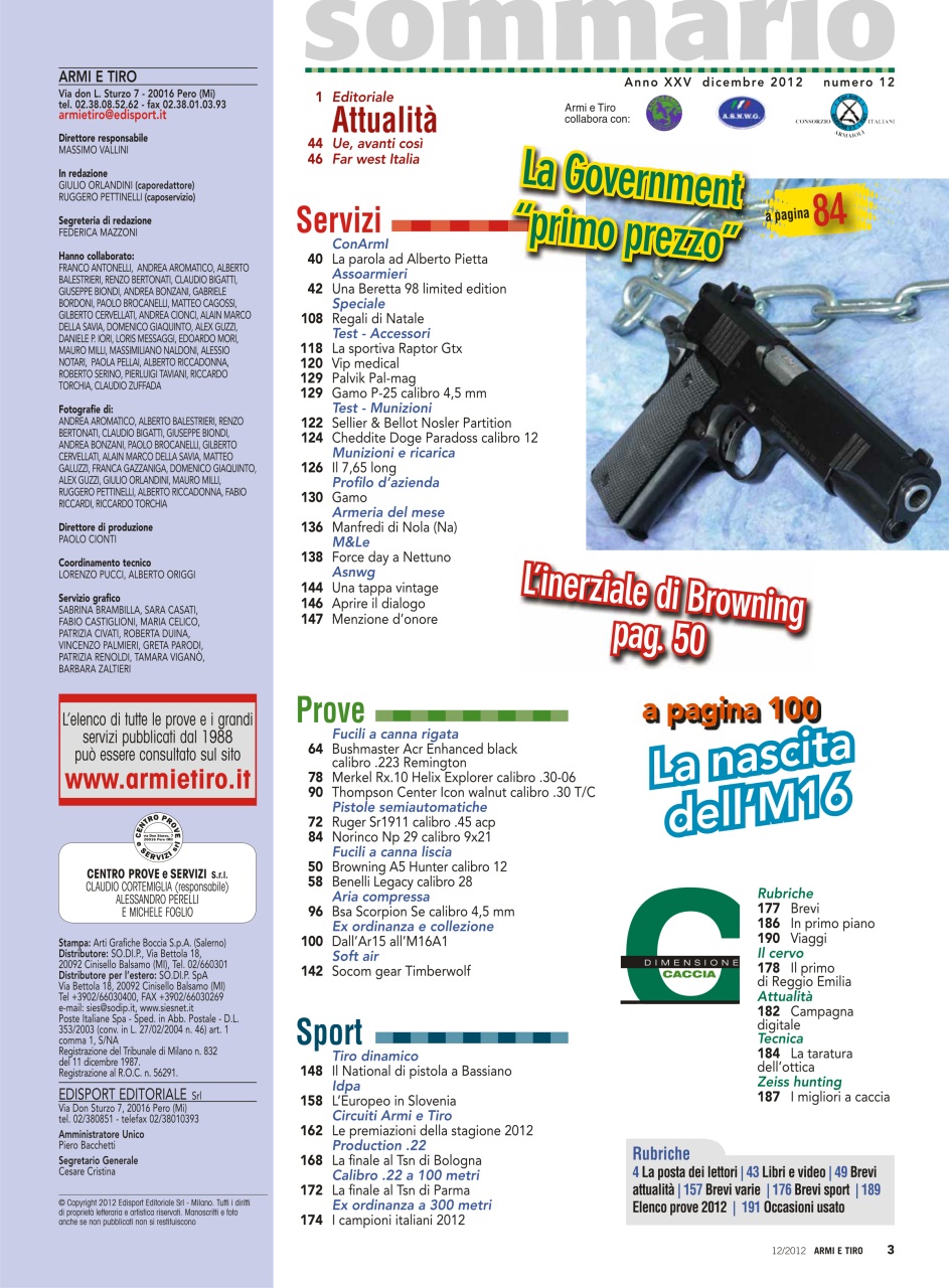 Armi E Tiro Preview Pages