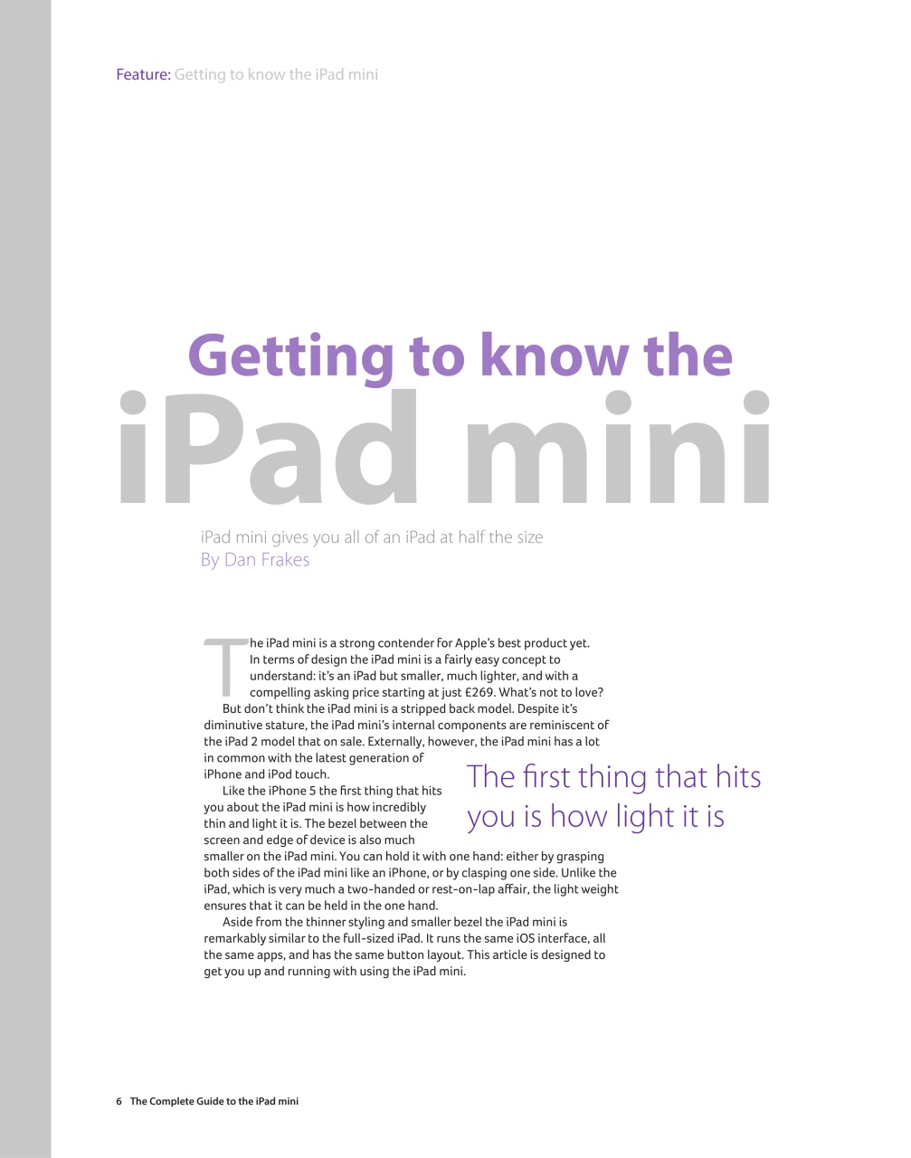 Tech Advisor Preview Pages