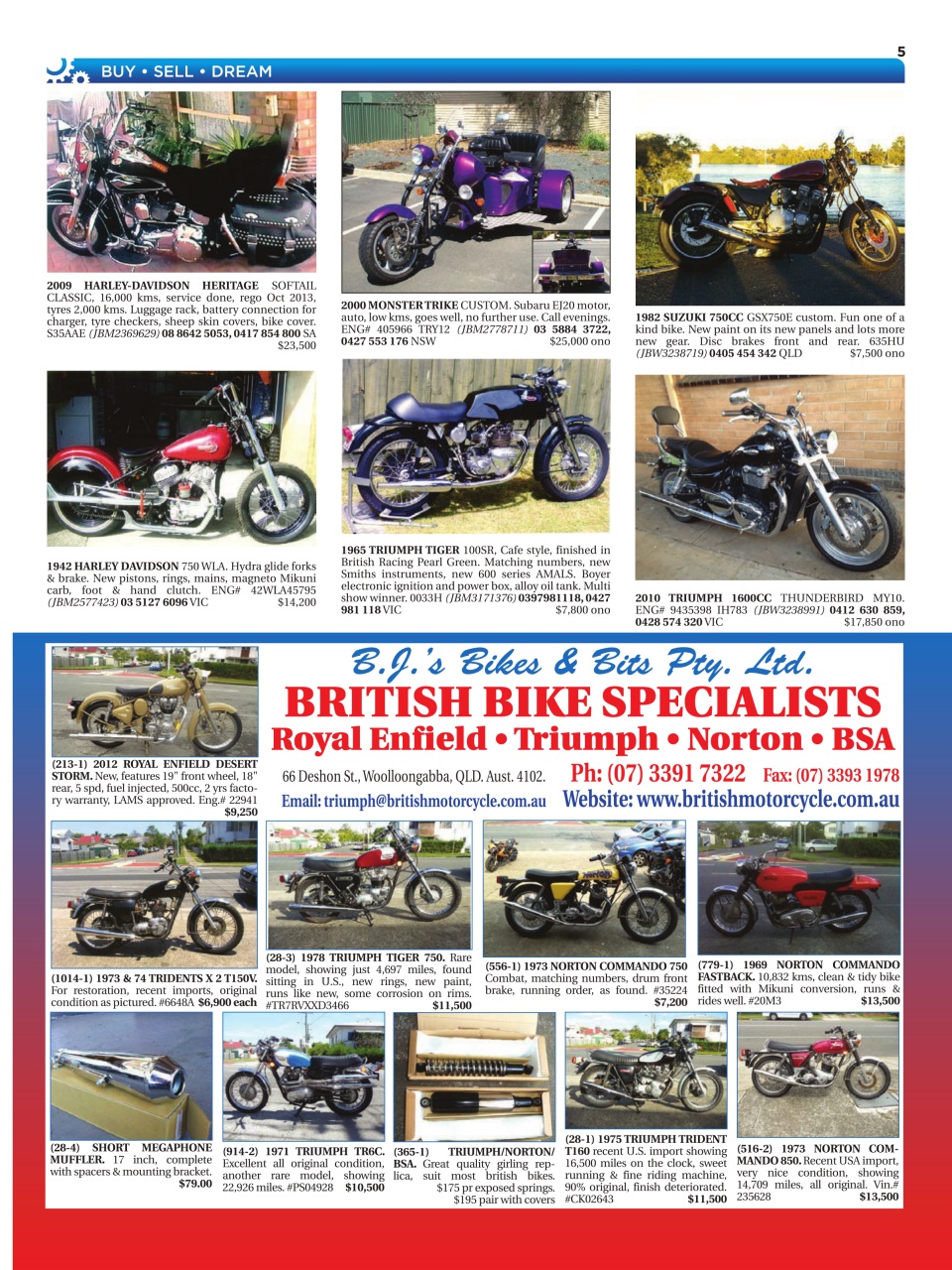 JUST BIKES Preview Pages