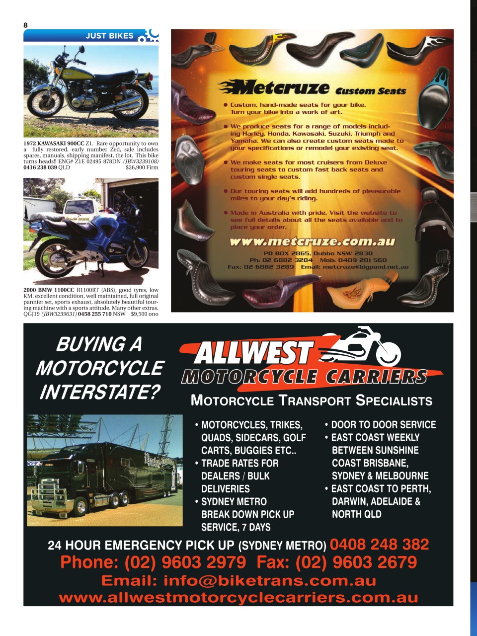 JUST BIKES Preview Pages