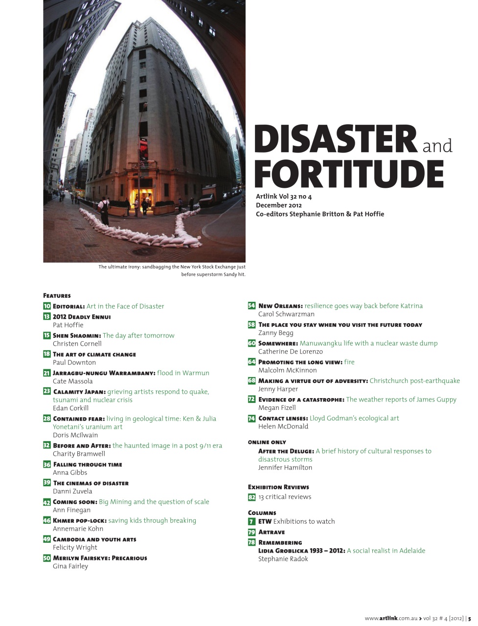 Artlink Magazine Preview Pages